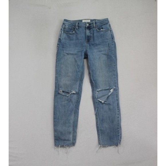 Pacsun Women Blue Jeans Raw Hem Distressed Vintage Icon Size 27 - Picture 1 of 10